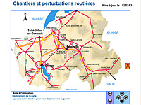 internet web agence - Information des chantiers en cours sur les routes