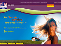 internet web agence - Site institutionnel de présentation de maison pour un constructeur de maisons individuelles en Haute Savoie.