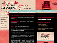 internet web agence - 15ème Biennale du Cinéma Espagnol